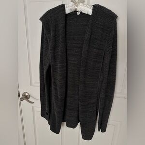 MARGARET O'LEARY COTTON HOODED CARDIGAN